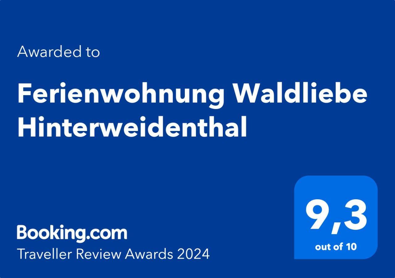 Ferienwohnung Waldliebe Hinterweidenthal Exterior foto